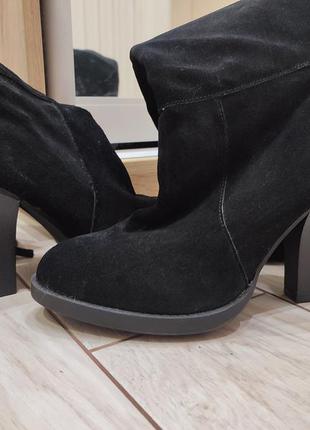 Ботфорти осінні! натуральна замша