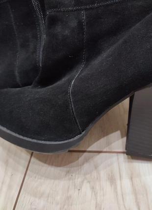 Ботфорти осінні! натуральна замша