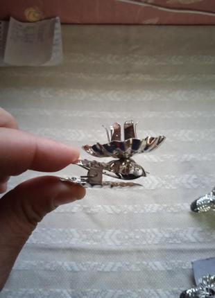 Защипы,заготовки цветок для занавесок, метал