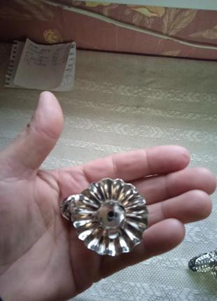 Защипы,заготовки цветок для занавесок, метал