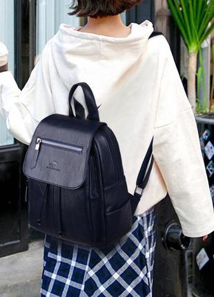 Жіночий міський рюкзак кенгуру міні екокожа якісний модний рюкзачок5 фото