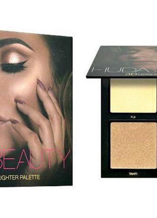 Хайлайтеры huda beauty 3d highlighter palette-makeup