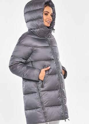 Зимова довга жіноча і підліткова куртка пальто парку воздуховик braggart