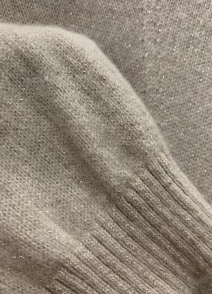 Кашемировый свитер джемпер с люрексом бренда white label.6 фото