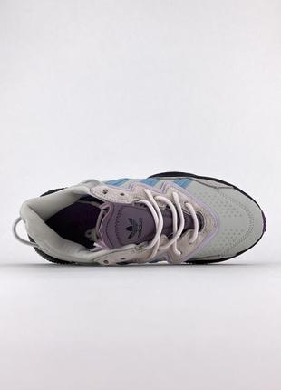 Adidas ozweego white purple2 фото