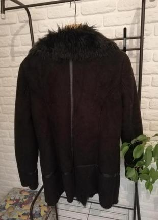 Куртка курточка дублянка авіатор парку косуха з хутром на блискавці3 фото