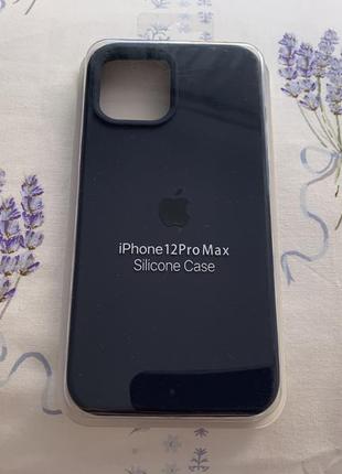 Чехол на айфон 12 pro max silicon case1 фото