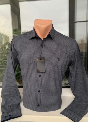 Рубашка мужская черная