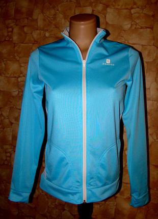 Спортивная кофта( олимпийка) на молнии domyos(14 лет/xs/s)