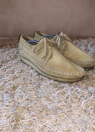 Туфли clarks wallabee замшевые оригинал4 фото