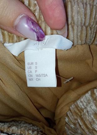Тёплая юбка миди плиссе от спинкою h&m6 фото