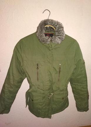 Пальто полупальто куртка парка курточка осень - зима до - 5. размер м1 фото
