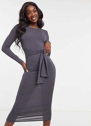 Asos long sleeve dress3 фото