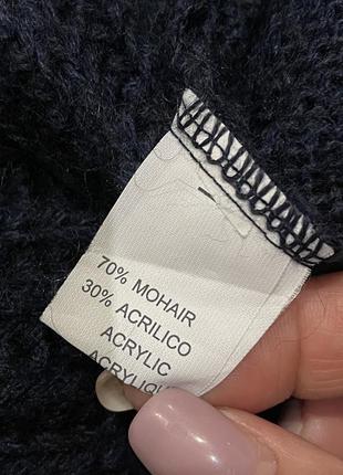 Стильний синій кардиган, 70% мохер 4