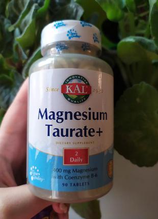 Таурат магнію + magnesium taurate+ kal 400 мг 90 таблеток