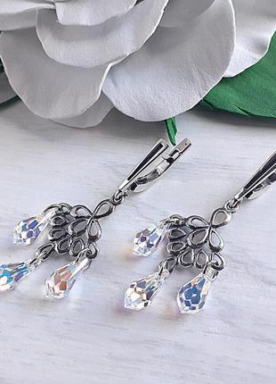 Серьги swarovski