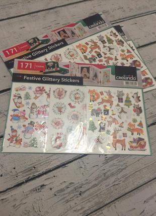 Набір crelando новорічні наклейки