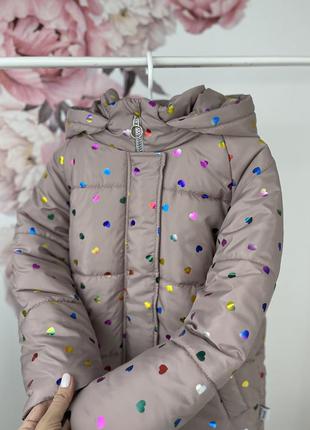 Зимове пальто на флісі наповнення сінтепух до -30 морозу пуховик7 фото