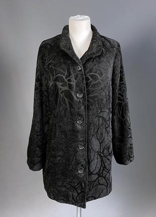 Пальто стильное легкое tigi, с узорами1 фото