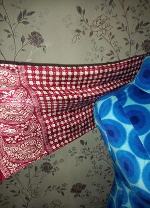 Двухсторонний шелковый шарф4 фото