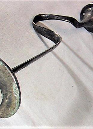 Подсвечник посеребрение art deco редкость антиквариат