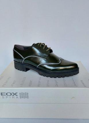 Розпродаж. geox respira, фірмові туфлі. нові, р. 361 фото