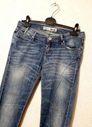 Take two стильные брендовые синие  джинсы женские стрейч котон size 282 фото