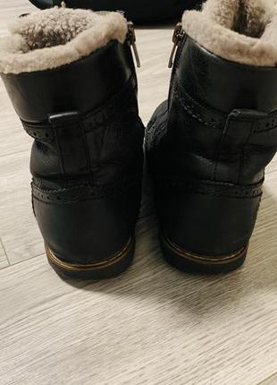 Ортопедические зимние ботинки, кожаные зимние сапоги8 фото