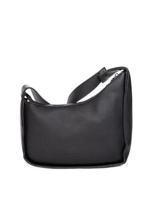Чёрная сумка через плечо сумочка клатч кроссбоди седло