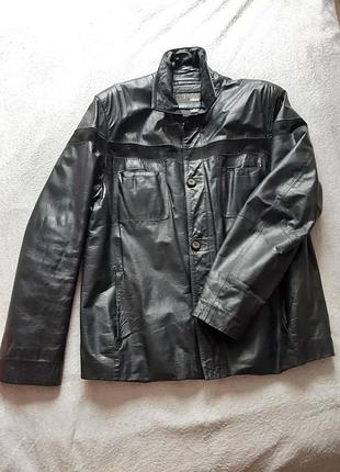 Кожаная куртка пиджак