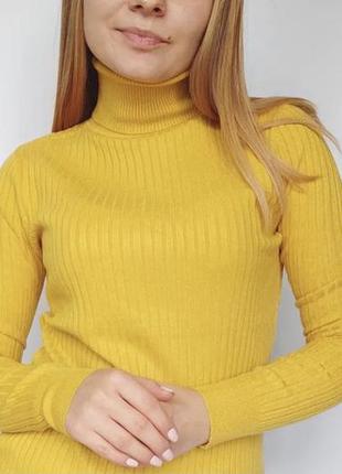 Гольф водолазка широкий рубчик свитер светер джемпер пуловер6 фото