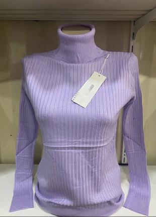Гольф водолазка широкий рубчик свитер светер джемпер пуловер5 фото