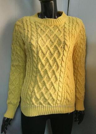 Желтый свитер по скидке. турция