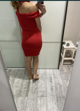 Червоне плаття по фігурі плаття asos5 фото