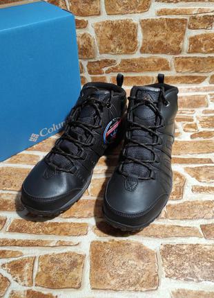 Ботинки кожаные columbia woodburn chukka wp 42р теплые, омni-heat1 фото