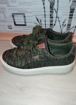 Кроссовки кеды puma basket platform vr2 фото