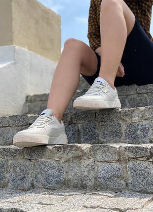 Кроссовки puma cali beige3 фото