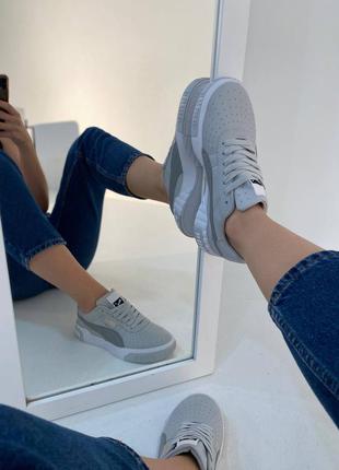 Кроссовки 
puma cali grey2 фото