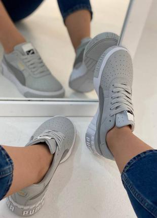 Кросівки puma cali grey1 фото