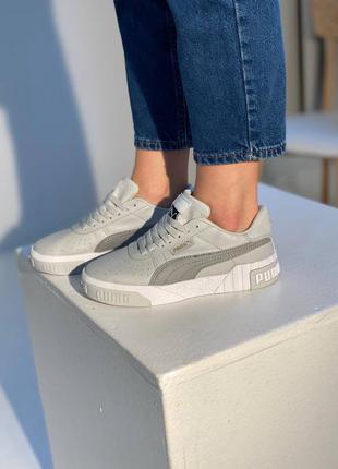 Кроссовки 
puma cali grey8 фото