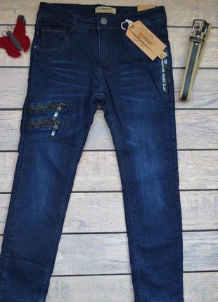 ✅стильные теплые джинсы на флисе "best fashion"  146,158-170 рост