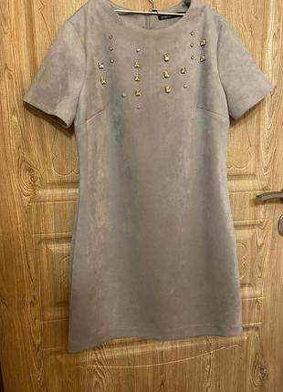Сіра жіноча сукня