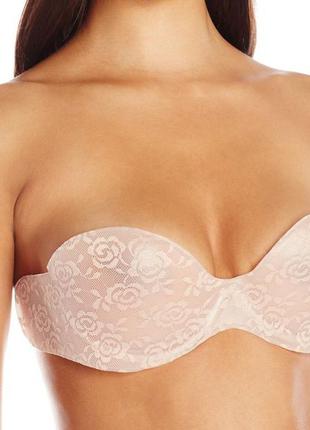 Бюстгальтер з силіконовою прошарком безбретелевый і безшовний