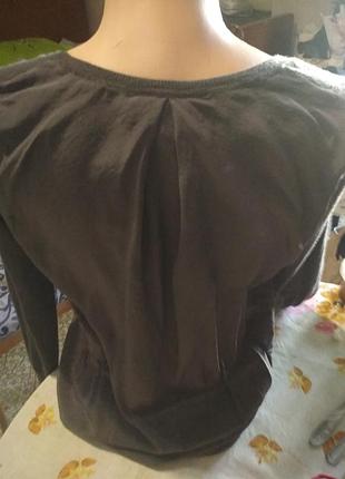 Лонгслив, блуза, шовк, вовна 2