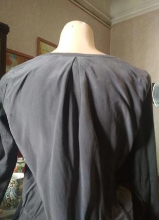 Лонгслив, блуза, шовк, вовна 3