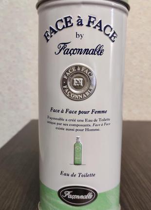 Face a face pour femme faconnable, туалетная вода 100 мл.