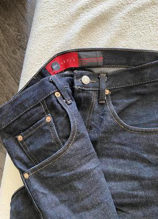 Чёрные прямые джинсы levi’s5 фото