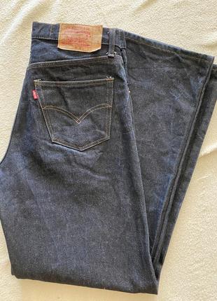 Чёрные прямые джинсы levi’s4 фото
