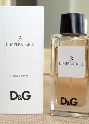 Dolce & gabbana 3 l’imperatrice💥оригинал распив затест