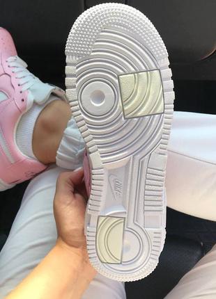 Nike pixel pink          кожаные кроссовки весна осень4 фото